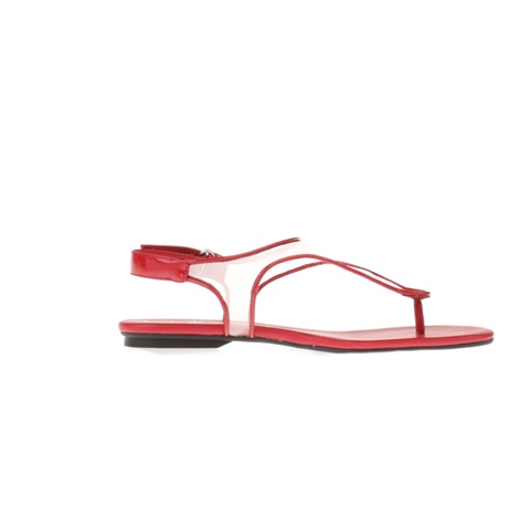 CALVIN KLEIN JEANS-Γυναικεία σανδάλια CALVIN KLEIN JEANS SHILO κόκκινα