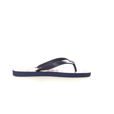 FRANKLIN & MARSHALL-Unisex σαγιονάρες Franklin & Marshall μπλε - κίτρινες