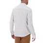 BROOKSFIELD-Ανδρικό πουκάμισο BROOKSFIELD SLIM FIT λευκό μπλε