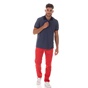 BROOKSFIELD-Ανδρικό chino παντελόνι BROOKSFIELD STANDARD FIT κόκκινο