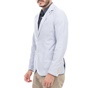 BROOKSFIELD-Ανδρικό σακάκι blazer BROOKSFIELD λευκό μπλε