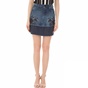 GUESS-Γυναικεία μίνι τζιν φούστα GUESS LAUREL μπλε