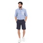 CK-Ανδρικό κοντομάνικο πουκάμισο CK GARON_3/4 BOLD STRIPE μπλε