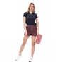 JUICY COUTURE-Γυναικείο ψηλόμεσο σορτς LAUREL DITSY JUICY COUTURE μπλε-κόκκινο
