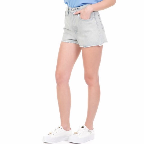 JUICY COUTURE-Γυναικείο τζιν σορτς JUICY COUTURE γαλάζιο