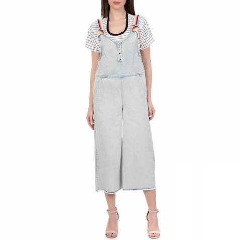 JUICY COUTURE-Γυναικεία ολόσωμη φόρμα JUICY COUTURE DENIM γαλάζια