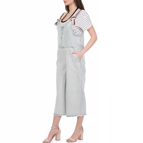 JUICY COUTURE-Γυναικεία ολόσωμη φόρμα JUICY COUTURE DENIM γαλάζια