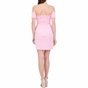 JUICY COUTURE-Γυναικείο mini φόρεμα  MICROTERRY SMOCKED JUICY COUTURE ροζ