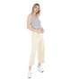 TOMMY HILFIGER-Γυναικεία cropped παντελόνα TOMMY HILFIGER THDW HIGH μπεζ