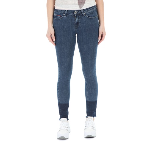 TOMMY HILFIGER-Γυναικείο jean παντελόνi TOMMY HILFIGER NORA μπλε