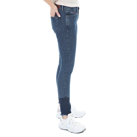TOMMY HILFIGER-Γυναικείο jean παντελόνi TOMMY HILFIGER NORA μπλε