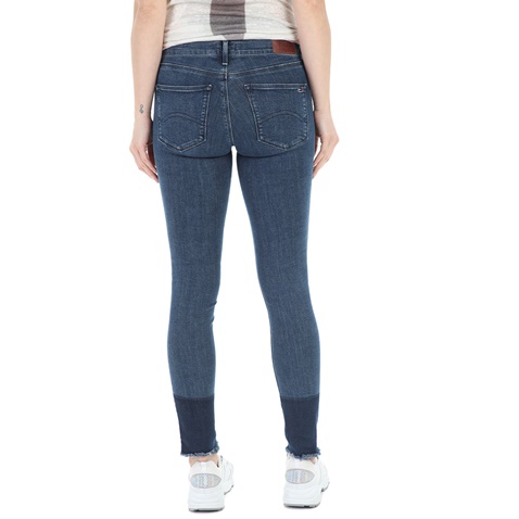 TOMMY HILFIGER-Γυναικείο jean παντελόνi TOMMY HILFIGER NORA μπλε