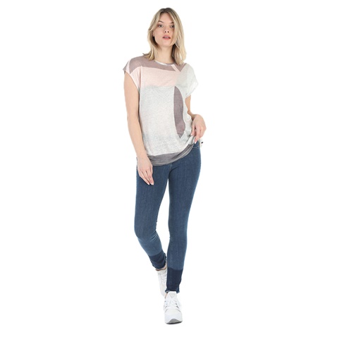 TOMMY HILFIGER-Γυναικείο jean παντελόνi TOMMY HILFIGER NORA μπλε