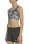 NIKE-Γυναικείο αθλητικό μπουστάκι NIKE SWOOSH BRA CORAL με μοτίβο 