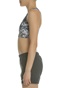 NIKE-Γυναικείο αθλητικό μπουστάκι NIKE SWOOSH BRA CORAL με μοτίβο 