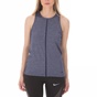 NIKE-Γυναικείο αθλητικό φανελάκι NIKE PRPO HPRCL TANK COOL SHINE γκρι-μπλε