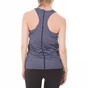 NIKE-Γυναικείο αθλητικό φανελάκι NIKE PRPO HPRCL TANK COOL SHINE γκρι-μπλε