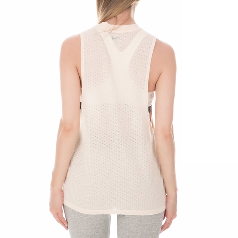 NIKE-Γυναικεία αμάνικη μπλούζα NIKE TAILWIND TANK COOL σομόν