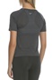 NIKE-Γυναικεία κοντομάνικη μπλούζα NIKE MILER TOP SS BREATHE ανθρακί 