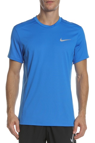 NIKE-Ανδρική κοντομάνικη μπλούζα NIKE COOL MILER TOP SS μπλε