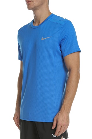 NIKE-Ανδρική κοντομάνικη μπλούζα NIKE COOL MILER TOP SS μπλε