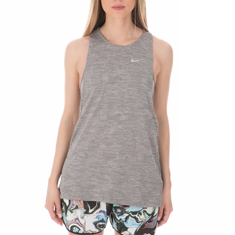 NIKE-Γυναικεία αθλητική αμάνικη μπλούζα NIKE DRY MEDALIST γκρι