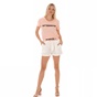  JUICY COUTURE-Γυναικείο σορτς JUICY COUTURE λευκό