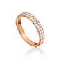 FOLLI FOLLIE-Γυναικείο ασημένιο δαχτυλίδι FOLLI FOLLIE Fashionably Silver Essentials