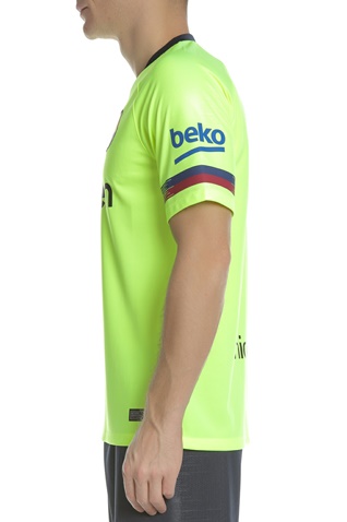 NIKE-Ανδρικό t-shirt FCB STAD NIKE κίτρινο