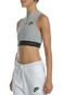 NIKE-Γυναικείο crop top NIKE NSW AIR TANK γκρι