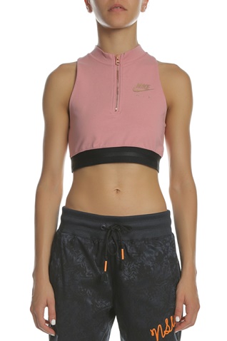 NIKE-Γυναικείο crop top NIKE NSW AIR TANK ροζ 