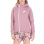 NIKE-Γυναικεία φούτερ ζακέτα NIKE NSW TCH FLC CAPE FZ μωβ