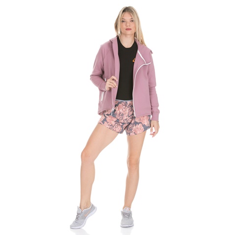 NIKE-Γυναικεία φούτερ ζακέτα NIKE NSW TCH FLC CAPE FZ μωβ