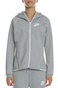 NIKE-Γυναικεία φούτερ ζακέτα NIKE NSW TCH FLC WR HOODIE FZ γκρι