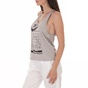NIKE-Γυναικείο αθλητικό τοπ ΝΙΚΕ MILER TANK RACER BERLIN μπεζ