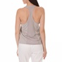 NIKE-Γυναικείο αθλητικό τοπ ΝΙΚΕ MILER TANK RACER BERLIN μπεζ
