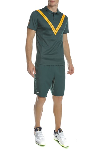 NIKE-Ανδρική πόλο μπλούζα NIKE RF M NKCT ADV POLO NY πράσινη
