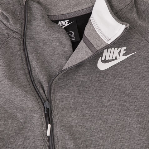 NIKE-Παιδική αθλητική ζακέτα NIKE TCH FLC HOODIE FZ γκρι