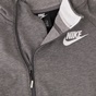 NIKE-Παιδική αθλητική ζακέτα NIKE TCH FLC HOODIE FZ γκρι