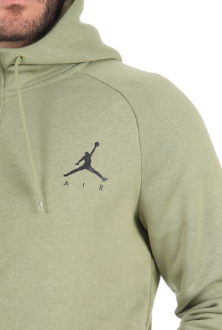 NIKE-Ανδρική φούτερ ζακέτα ΝΙΚΕ J JUMPMAN FLEECE FZ πράσινη