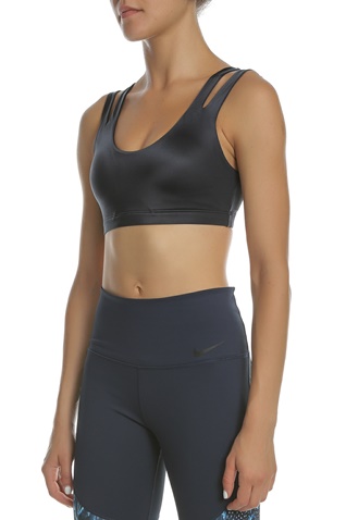 NIKE-Γυναικείο αθλητικό μπουστάκια NIKE INDY SHINE BRA μαύρο 