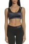 NIKE-Γυναικείο αθλητικό μπουστάκια NIKE INDY SHINE BRA ανθρακί