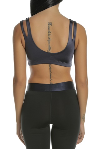 NIKE-Γυναικείο αθλητικό μπουστάκια NIKE INDY SHINE BRA ανθρακί