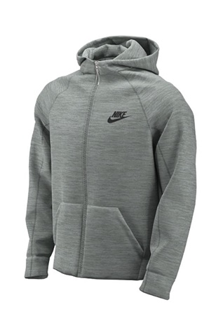 NIKE-Παιδική ζακέτα φούτερ NIKE TCH FLC FZ ESSENTIALS γκρι