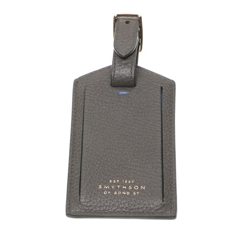 SMYTHSON-Ετικέτα αποσκευής SMYTHSON BURLINGTON λαδί