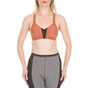 NIKE-Γυναικείο αθλητικό μπουστάκι NIKE RIVAL BRA ποτοκαλί μαύρο