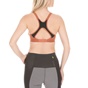 NIKE-Γυναικείο αθλητικό μπουστάκι NIKE RIVAL BRA ποτοκαλί μαύρο