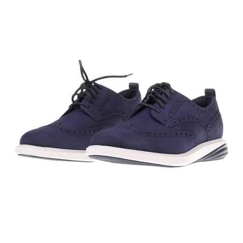 COLE HAAN-Ανδρικά παπούτσια oxford COLE HAAN GRANDEVOLUTION SHRTW ναυτικό μπλε