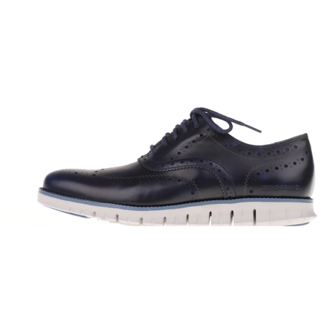 COLE HAAN-Ανδρικά παπούτσια oxford COLE HAAN ZEROGRAND WING OX μπλε