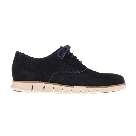 COLE HAAN-Ανδρικά παπούτσια oxford COLE HAAN ZEROGRAND WING OX ναυτικό μπλε